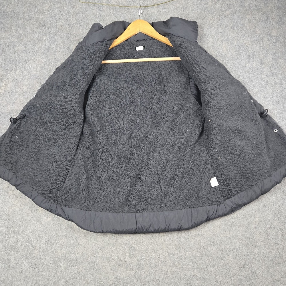 J Crew Vest Womens Medium Gray Sherpa Lined Down Filled Puffer Sleeveless Jacket - Picture 7 of 13